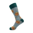 Eco Chic Grey Highland Cow Bamboo Socks 6-11 Eco Chic Grey Highland Cow Bamboo Socks 6-11