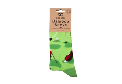 Eco Chic Green Golf Bamboo Socks 6-11 Eco Chic Green Golf Bamboo Socks 6-11