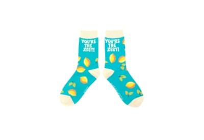 Miss Sparrow Youre The Zest Socks Turquoise (SKS276TURQUOISE)