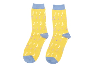 Miss Sparrow Music Socks Yellow Miss Sparrow Music Socks Yellow