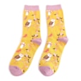Miss Sparrow Woodland Socks Yellow Miss Sparrow Woodland Socks Yellow