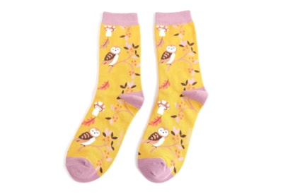Miss Sparrow Woodland Socks Yellow Miss Sparrow Woodland Socks Yellow