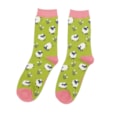 Miss Sparrow Leaping Sheep Socks Green (SKS413GREEN)