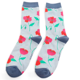 Miss Sparrow Poppy Socks Powder Blue Miss Sparrow Poppy Socks Powder Blue