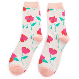 Miss Sparrow Poppy Socks Silver Miss Sparrow Poppy Socks Silver
