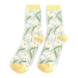 Miss Sparrow Oxeye Daisies Socks Duck Egg Miss Sparrow Oxeye Daisies Socks Duck Egg