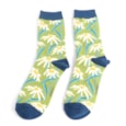 Miss Sparrow Oxeye Daisies Socks Lime Miss Sparrow Oxeye Daisies Socks Lime