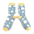 Miss Sparrow Sleepy Sheep Socks Denim Miss Sparrow Sleepy Sheep Socks Denim