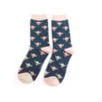 Miss Sparrow Xmas Highland Cows Socks Navy Miss Sparrow Xmas Highland Cows Socks Navy
