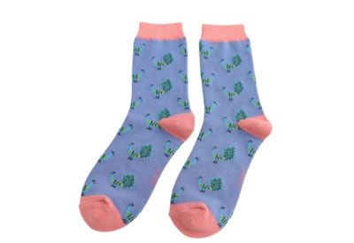 Miss Sparrow Peacock Socks Denim Miss Sparrow Peacock Socks Denim