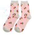 Miss Sparrow Cherries Socks Pale Pink Miss Sparrow Cherries Socks Pale Pink