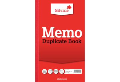 Silvine Memo Duplicate Book 206x127mm (601)