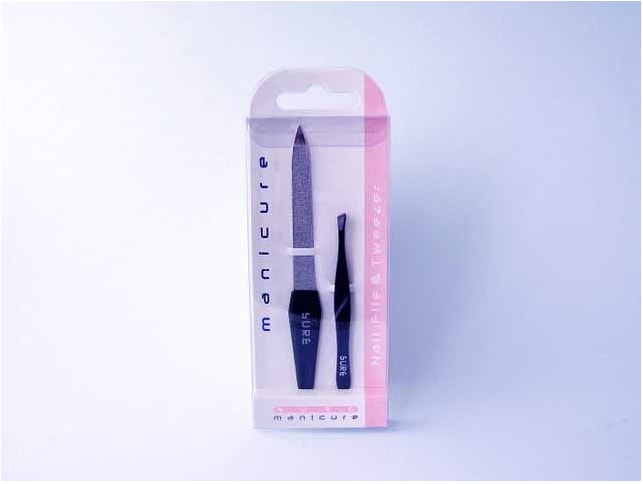 Black Tweezer/sapphire File Set (SM06861)