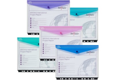 Snopake Polyfile Ringbinder Wallet Electra Asst (15694) Snopake Polyfile Ringbinder Wallet Electra Asst (15694)