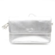 Lappella Sofia Leather Crossbody Bag Silver