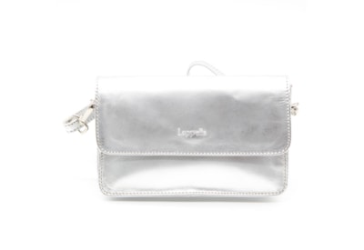 Lapella Sophia Leather Crossbody Bag Silver (140-14 SILVER)