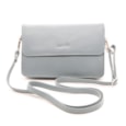 Lappella Sofia Leather Crossbody Bag Smoke Grey