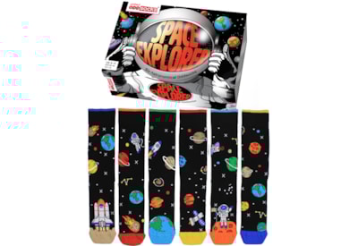 Space Explorer Socks 6-11 Boxed Space Explorer Socks 6-11 Boxed