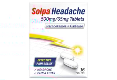 Solpa Headache Tablets 16's Solpa Headache Tablets 16's