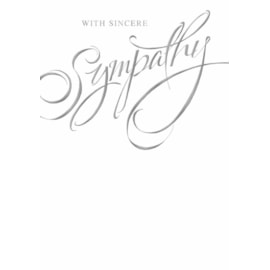 Simon Elvin Sympathy Card Simon Elvin Sympathy Card