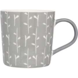 Siip Ekko Floral Stems Mug Grey Siip Ekko Floral Stems Mug Grey