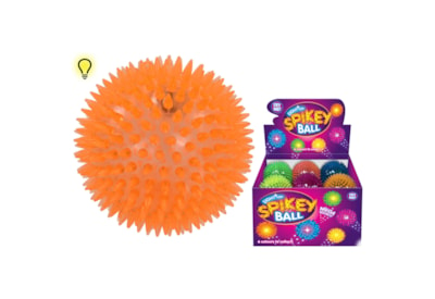 Spikey Bouncing Ball With Light And Squeeker (TY1341)