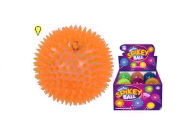 Spikey Bouncing Ball With Light And Squeeker Spikey Bouncing Ball With Light And Squeeker
