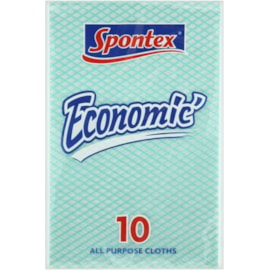 Spontex Essentials A/p Cloth 10s (11520076)