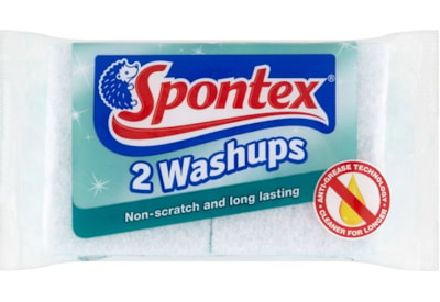 Spontex Non Scratch Washups 2pk 6s (60803274)