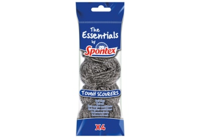 Spontex Essentials Tough Scourer 4Pk Spontex Essentials Tough Scourer 4Pk