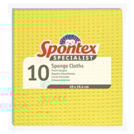 Spontex Specialist Sponge Cloth 10pk Spontex Specialist Sponge Cloth 10pk