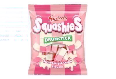 Swizzels Matlow Squashies Strawberry & Cream 140g Swizzels Matlow Squashies Strawberry & Cream 140g