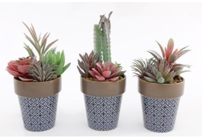 Sifcon Serenity Artificial Cactus With Flower 20cm (SR0065)