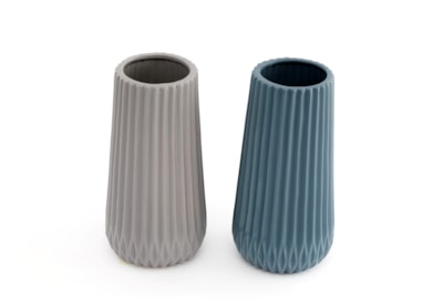 Sifcon Serenity Ribbed Vase 20x11 Sifcon Serenity Ribbed Vase 20x11