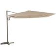 Soleil Sarasota Deluxe Cantilever Parasol Taupe 3m Soleil Sarasota Deluxe Cantilever Parasol Taupe 3m