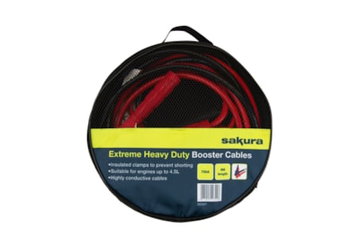 Sakura Extreme Duty 700a Booster Cables 4m Sakura Extreme Duty 700a Booster Cables 4m