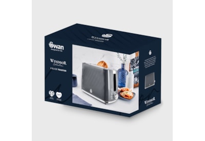 Swan Windsor 2 Slice Toaster Grey Swan Windsor 2 Slice Toaster Grey