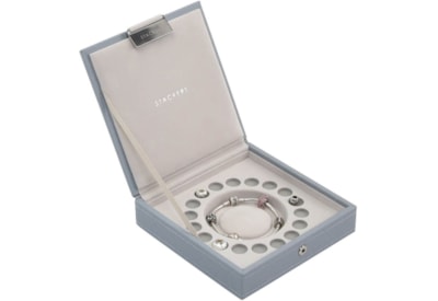 Lc.lidded Charm Stacker Blue & Grey Lc.lidded Charm Stacker Blue & Grey