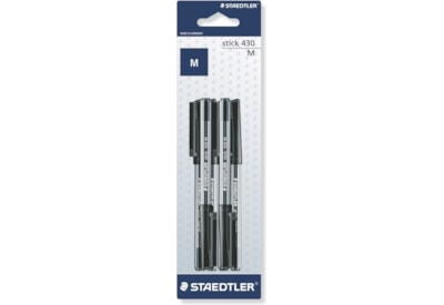 Staedtler Stick Pens Black Staedtler Stick Pens Black