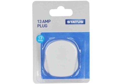 Status 13 Amp White Plug (13AWPB112)