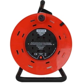 Status 25m 13 Amp 4 Way Extension Reel Status 25m 13 Amp 4 Way Extension Reel