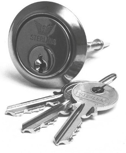 Sterling Locks Silver Replacement Cylinder Lock (RCS100)