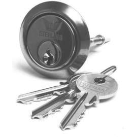 Sterling Locks Silver Replacement Cylinder Lock (RCS100)