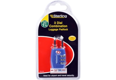 Sterling Locks Tsa Combination Padlock 26mm (CPL126)