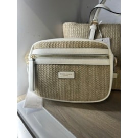 Nova Leather Straw Camera Bag Nova Leather Straw Camera Bag