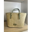 Nova Leather Straw Tote