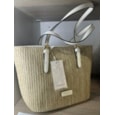Nova Leather Straw Tote