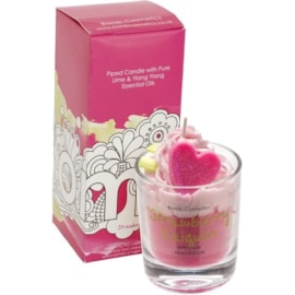 Get Fresh Cosmetics Strawberry Daiquiri Piped Candle (PSTRDAI04)