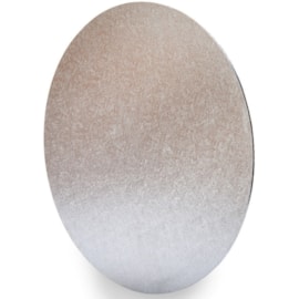 Round Silver Cake Board Wrapped 10" (STRW10)