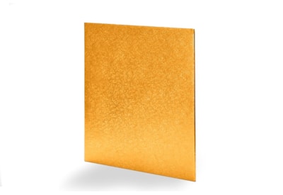 Square Gold Cake Board Wrapped 10"